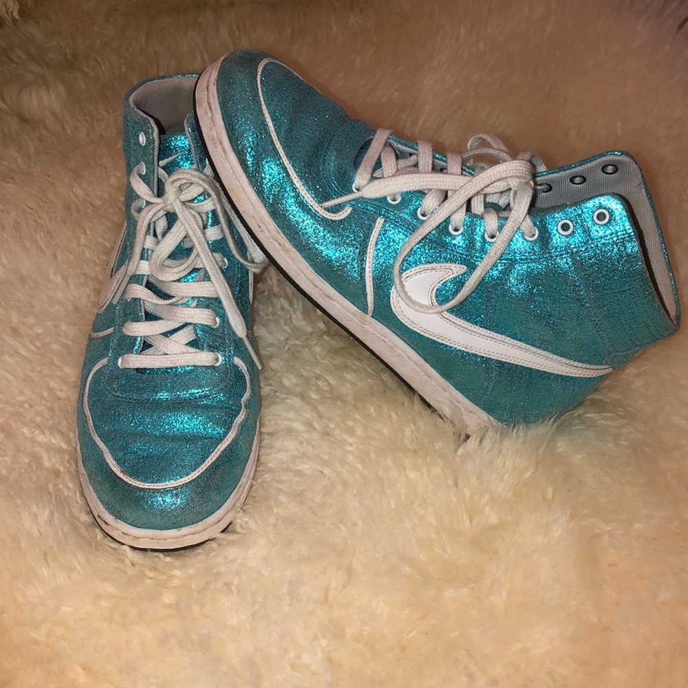 Nike Air glitter high tops